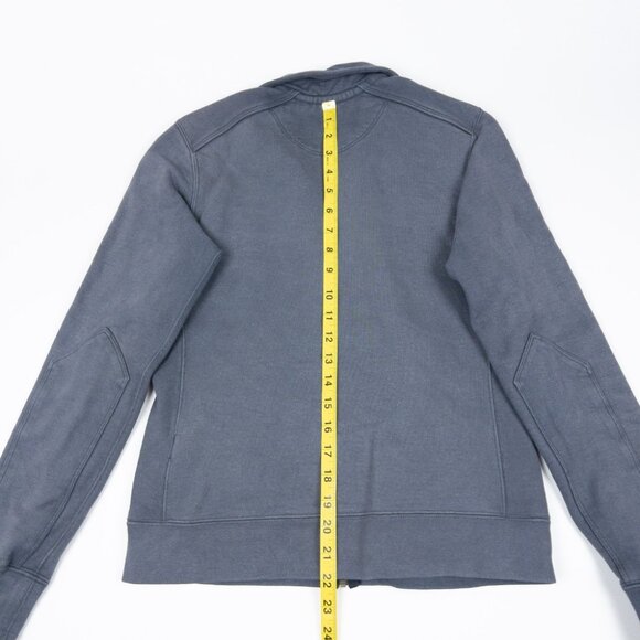 American Giant Sweatshirt Womens Small Full Zip Heavyweight Jacket Gray Made USA - Picture 11 of 14